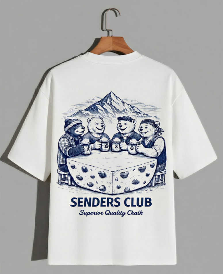 Senders Club Bears White T-Shirt
